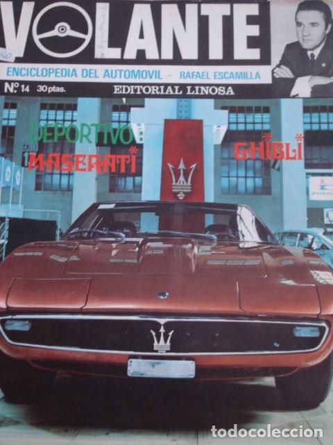 REVISTA VOLANTE - NUM. 14 Seat 850 especial prueba - Maserati Ghibli - Volvo historia