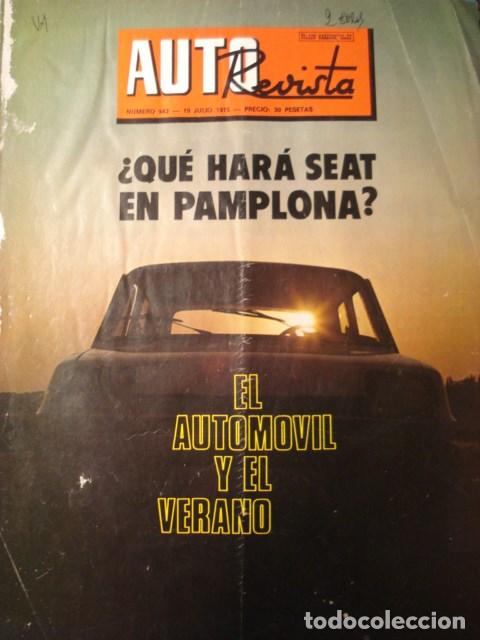 Coches: REVISTA AUTOREVISTA 943  Nuevo BMW serie 3 - Citroen CX Prestige - Formula 1800 SEAT - Anuncio AVIA
