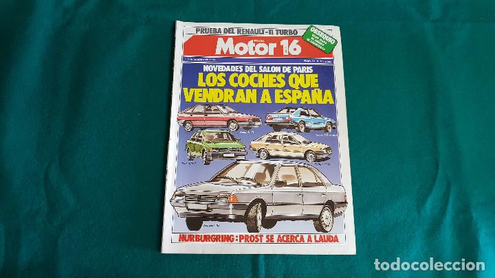 Coches: REVISTA MOTOR 16 N&ordm; 51 (13-10-1984) CON MAPA DE EUROPA DE CARRETERAS