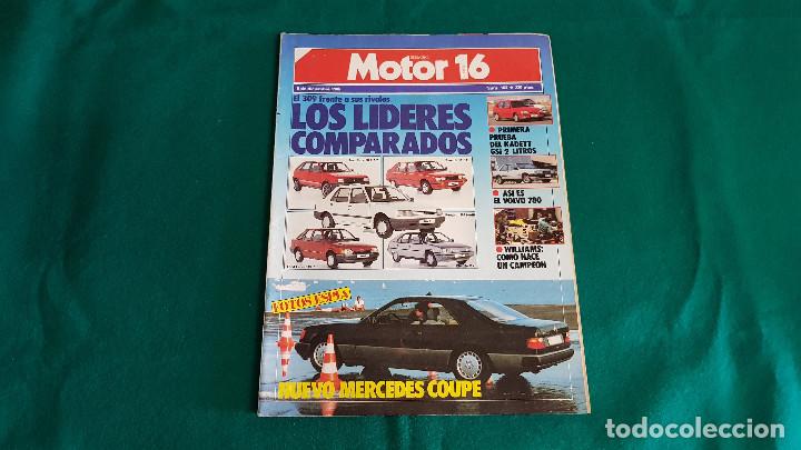 Coches: REVISTA MOTOR 16 N&ordm; 163 (06-12-1986)