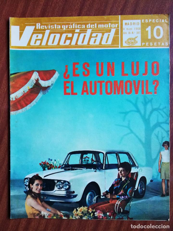 Coches: Velocidad n&ordm; 347 (4-5-1968) Citro&euml;n Dyane 6, Triumph, Sal&oacute;n de Barcelona