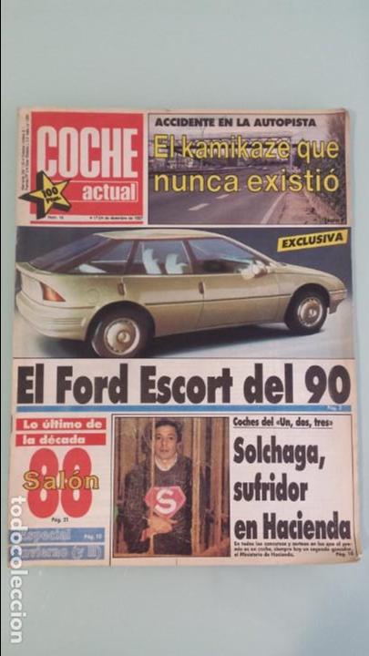 Coches: Revista Coche Actual 16 1987 Renault 21 Turbo - Alfa Sprint - Citroen BX - Peugeot 205 y Renault GTX