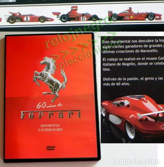 Coches: DVD - FERRARI 60 A&Ntilde;OS DE DEPORTIVOS Y SUPERCOCHES - DOCUMENTAL COCHES HISTORIA LA MARCA F1 DEPORTE