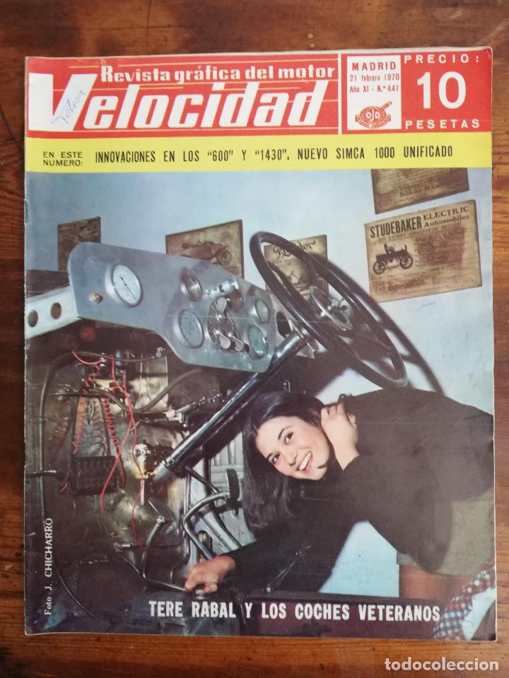 Coches: Velocidad n&ordm; 441 (21-2-70) (Seat 600 E, Seat 1430, Simca 1000, Citro&euml;n Dynam, DKW Imosa)