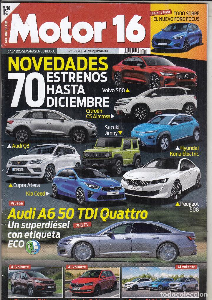 Coches: REVISTA MOTOR 16 N&ordm; 1733 A&Ntilde;O 2018. PRUEBA: AUDI A6 TDI QUATTRO TIPTRONIC.