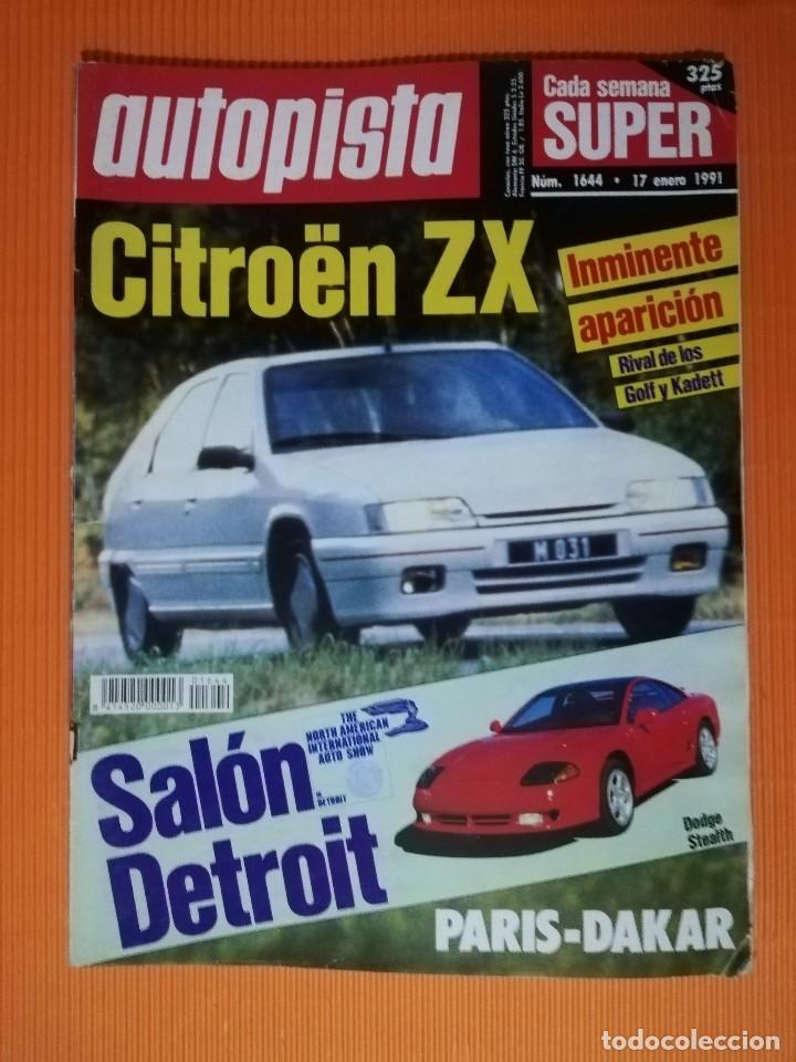 Coches: AUTOPISTA N&ordm; 1644 - ENERO 1991 - CITRO&Euml;N ZX, INMINENTE APARICI&Oacute;N