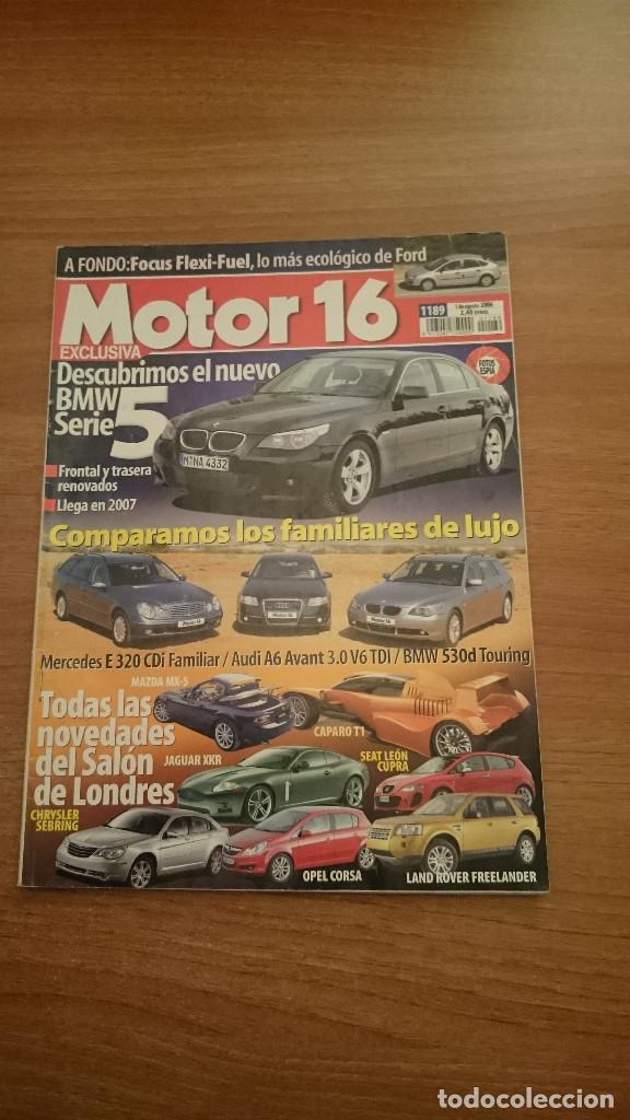 Coches: REVISTA MOTOR 16- 1 DE AGOSTO 2006- N&ordm; 1189-