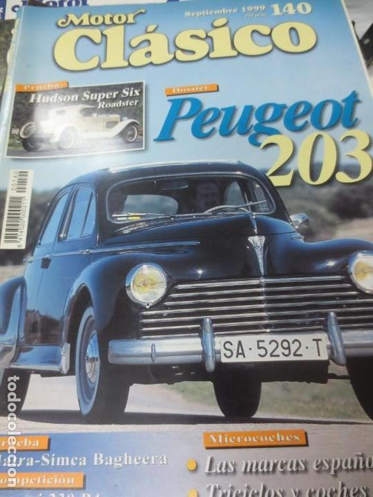 Coches: MOTOR CL&Aacute;SICO PEUGEOT 203 SEPTIEMBRE 1999