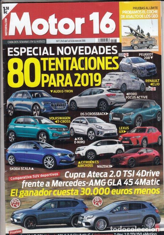 Coches: REVISTA MOTOR 16 N&ordm; 1743 A&Ntilde;O 2018.COMP:SEAT CUPRA ATECA 2.0 TSI 4DRIVE Y MERCEDES AMG GLA 45 4MATIC.