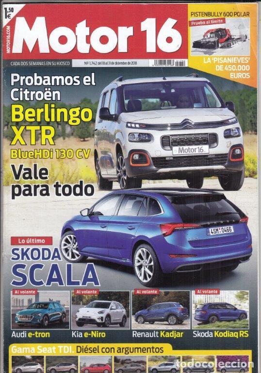 Coches: REVISTA MOTOR 16 N&ordm; 1742 A&Ntilde;O 2018. PRUEBA: CITROEN BERLINGO XTR BLUEHDI 130.