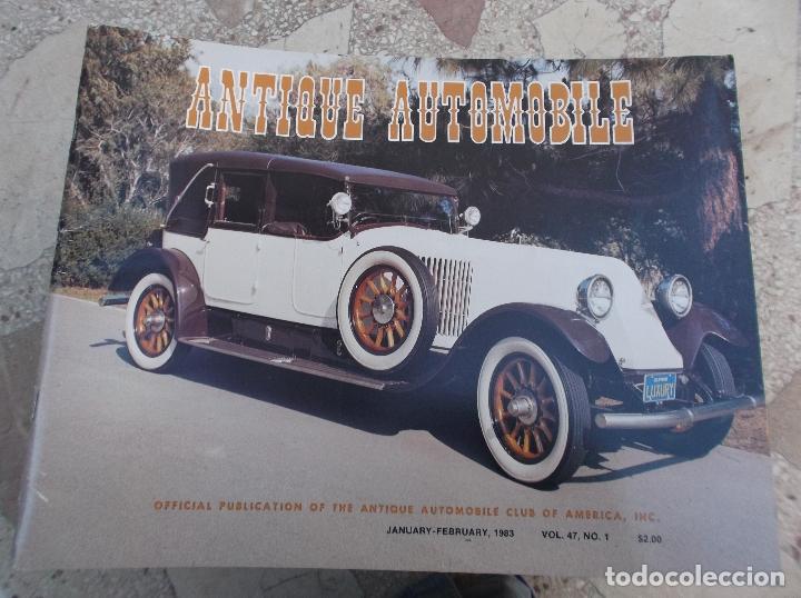 Autos: revista u.s.a.de antique automobile,january-february,1983, vol-47 n&ordm; 1,en ingles, 90 paginas ,