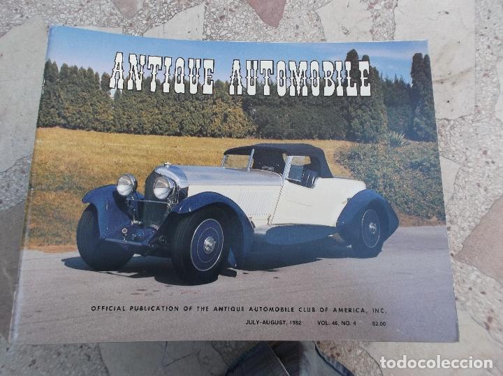 Autos: revista u.s.a.de antique automobile,july-august,1982, vol-46 n&ordm; 4,en ingles, 80 paginas ,