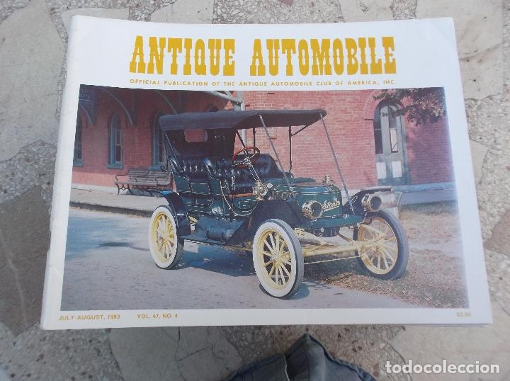 Autos: revista u.s.a.de antique automobile,juli-august,1983, vol-47 n&ordm; 4,en ingles, 80 paginas ,
