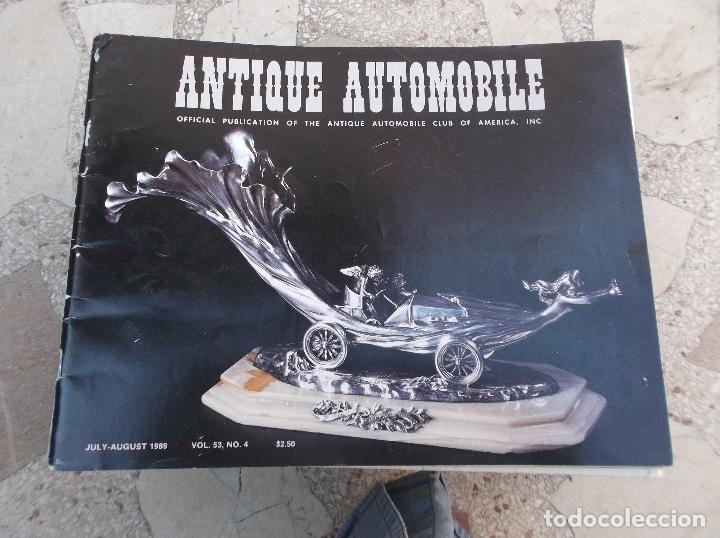 Autos: revista u.s.a.de antique automobile,juli-august,1989, vol-53 n&ordm; 4,en ingles, 80 paginas ,