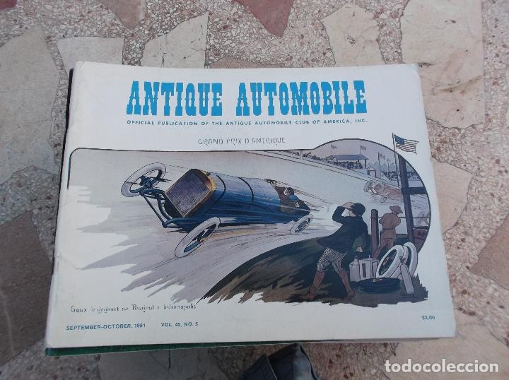 Autos: revista u.s.a.de antique automobile,september-october,1981, vol-45 n&ordm; 5,en ingles, 80 paginas ,