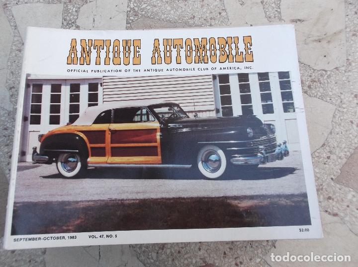 Autos: revista u.s.a.de antique automobile, september-october, 1983, vol-47 n&ordm; 5, en ingles, 80 paginas ,