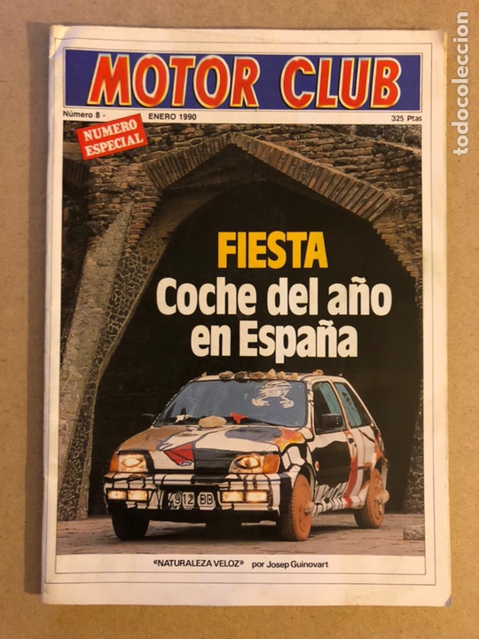 Auto: MOTOR CLUB N&deg; 8 (1990). FORD FIESTA COCHE DEL A&Ntilde;O EN ESPA&Ntilde;A