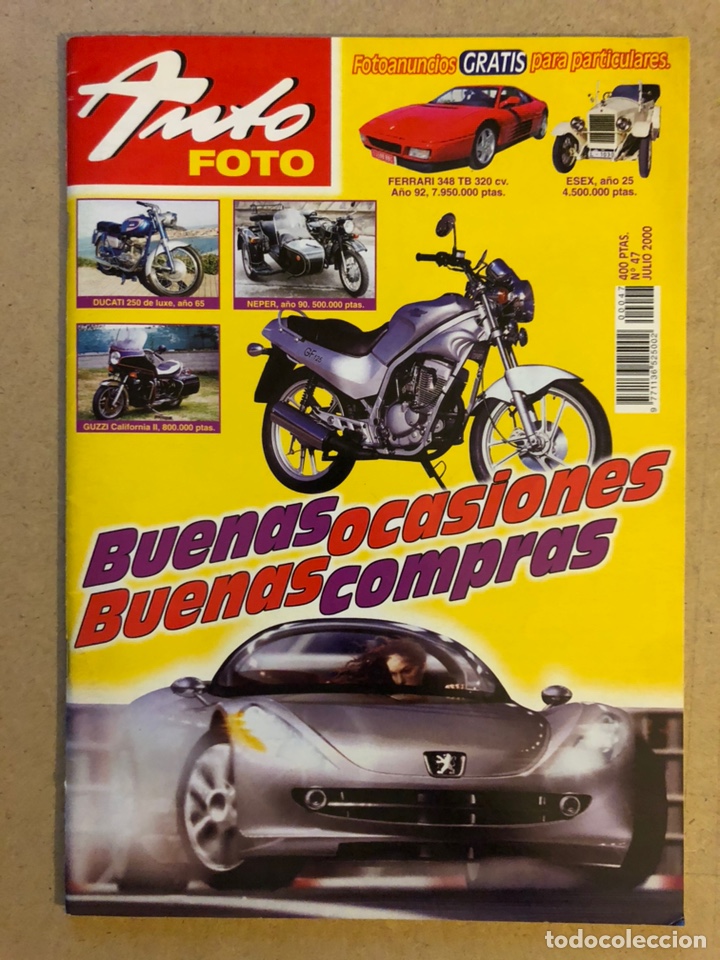 Voitures: AUTO FOT N&deg; 47 (2000). PRUEBA &Scaron;KODA FABIA 1.4, HONDA CBR 900 RR, CL&Aacute;SICOS, DEPORTIVOS,...
