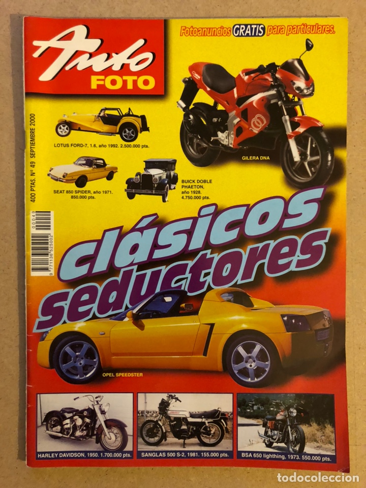 Autos: AUTO FOTO N&deg; 49 (2000). IPEL SPEEDSTER, MERCEDES COUP&Eacute; CL 55 AMG, CL&Aacute;SICOS, DEPORTIVOS, MOTOS,...