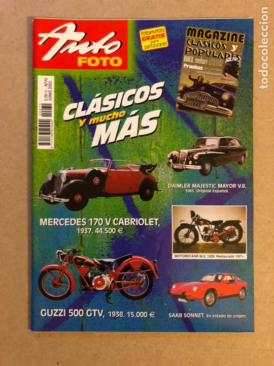 Autos: AUTO FOTO N&deg; 70 (2002). MAGAZINE CL&Aacute;SICOS Y POPULARES (BUICK MEHARI, LEYLAND, CONCENTRACIONES),...