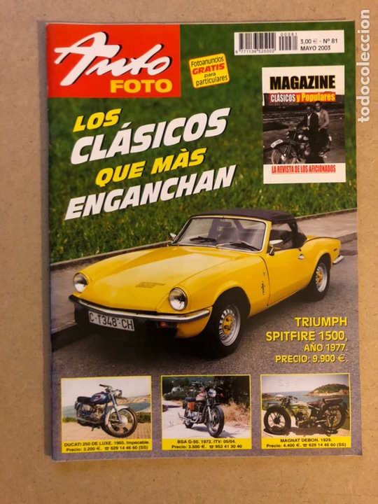 Coches: AUTO FOTO N&deg; 81 (2003). CL&Aacute;SICOS Y POPULARES, DKW F-1000, CONCENTRACI&Oacute;N FERRARI,...