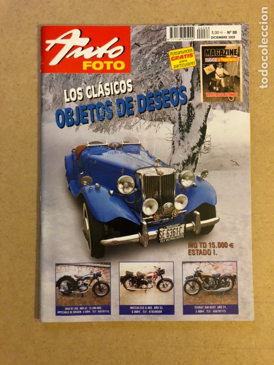 Voitures: AUTO FOTO N&deg; 88 (2003). CL&Aacute;SICOS Y POPULARES, DEPORTIVOS, MOTOS CL&Aacute;SICAS,...