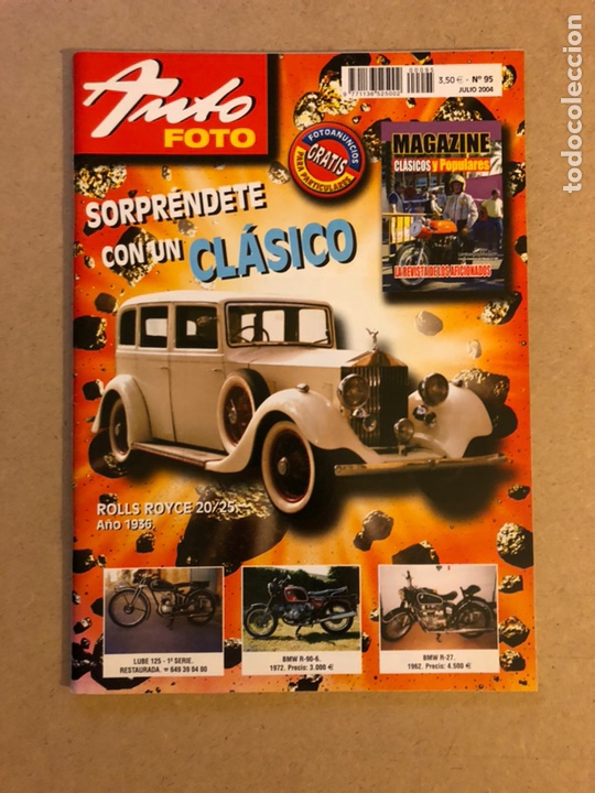 Voitures: AUTO FOTO N&deg; 95 (2004). CL&Aacute;SICOS Y POPULARES, BMW R-75, HIST&Oacute;RICOS, DEPORTIVOS, CL&Aacute;SICOS POPULARES,.