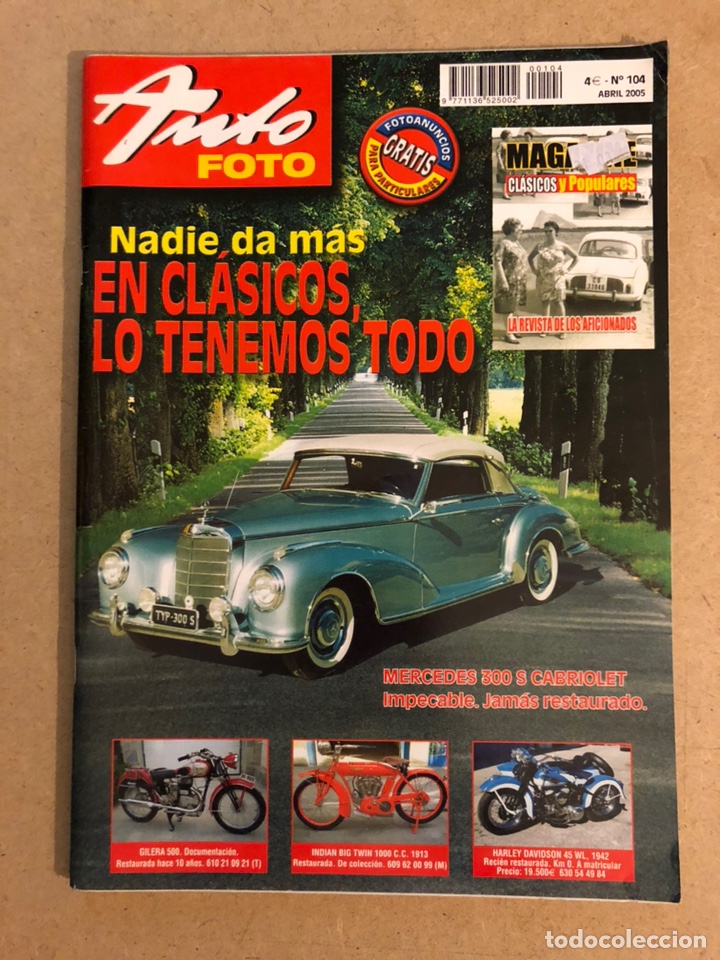 Coches: AUTO FOTO N&deg; 104 (2005). PORSCHE 912, CL&Aacute;SICOS, HIST&Oacute;RICOS, MOTOS CL&Aacute;SICAS, DEPORTIVOS,...
