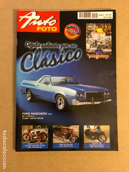 Autos: AUTO FOTO N&deg; 141 (2008). CL&Aacute;SICOS, HIST&Oacute;RICOS, DEPORTIVOS, MOTOS CL&Aacute;SICAS,...