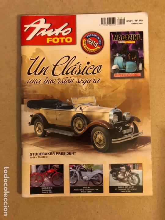 Voitures: AUTO FOTO N&deg; 149 (2009). CL&Aacute;SICOS, HIST&Oacute;RICOS, DEPORTIVOS, MOTOS CL&Aacute;SICAS,...