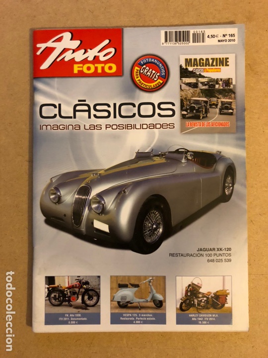 Auto: AUTO FOTO N&deg; 165 (2010). CL&Aacute;SICOS, HIST&Oacute;RICOS, DEPORTIVOS, MOTOS CL&Aacute;SICAS,...