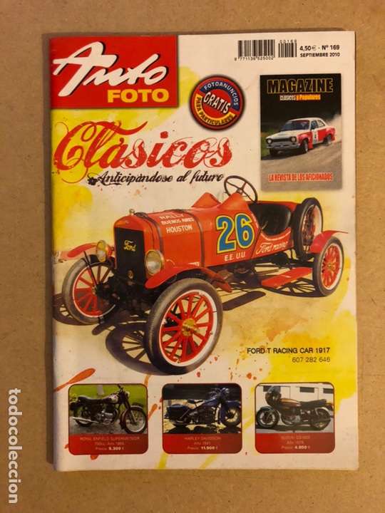 Voitures: AUTO FOTO N&deg; 169 (2010). CL&Aacute;SICOS, HIST&Oacute;RICOS, DEPORTIVOS, MOTOS CL&Aacute;SICAS,...