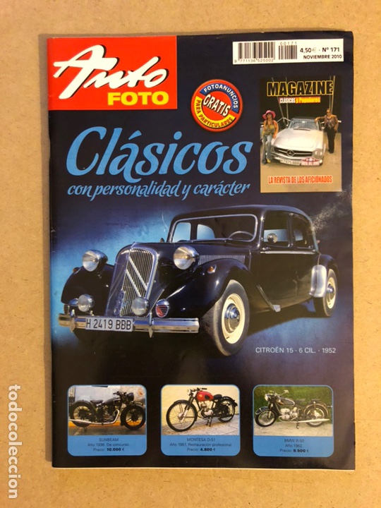 Voitures: AUTO FOTO N&deg; 170 (2010). CL&Aacute;SICOS, HIST&Oacute;RICOS, DEPORTIVOS, MOTOS CL&Aacute;SICAS,...