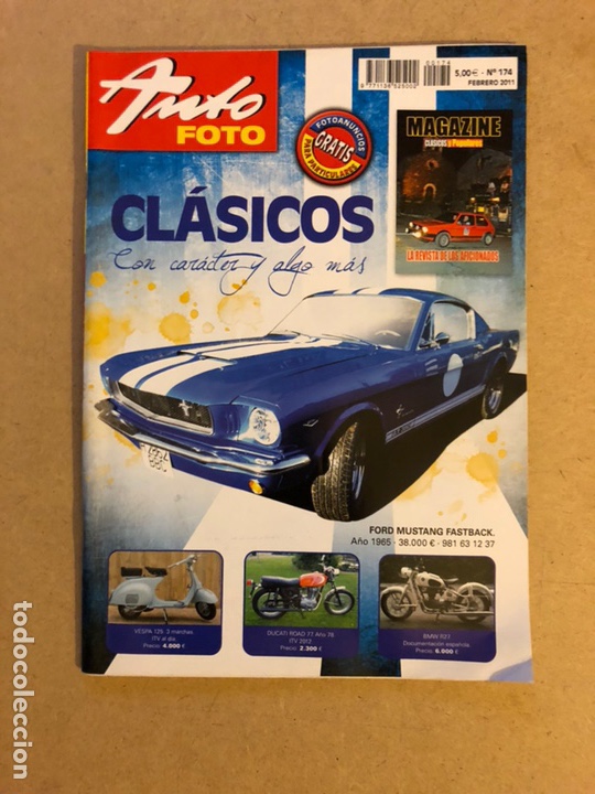 Voitures: AUTO FOTO N&deg; 174 (2011). CL&Aacute;SICOS, HIST&Oacute;RICOS, DEPORTIVOS, MOTOS CL&Aacute;SICAS,...