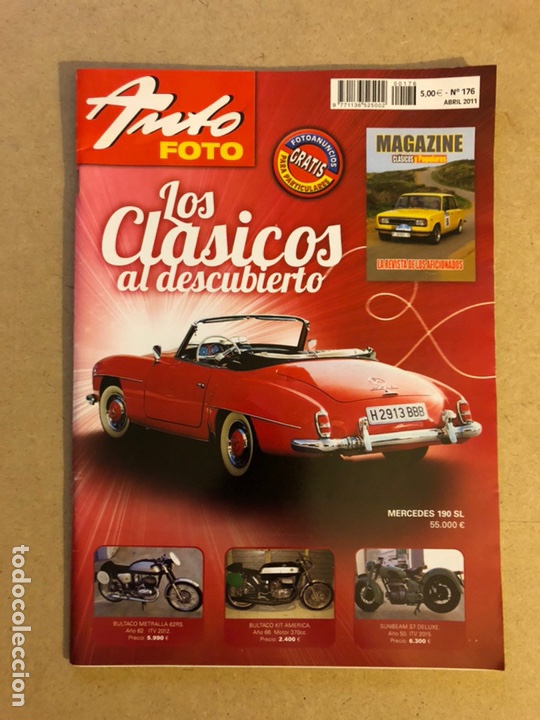 Voitures: AUTO FOTO N&deg; 176 (2011). CL&Aacute;SICOS, HIST&Oacute;RICOS, DEPORTIVOS, MOTOS CL&Aacute;SICAS,...