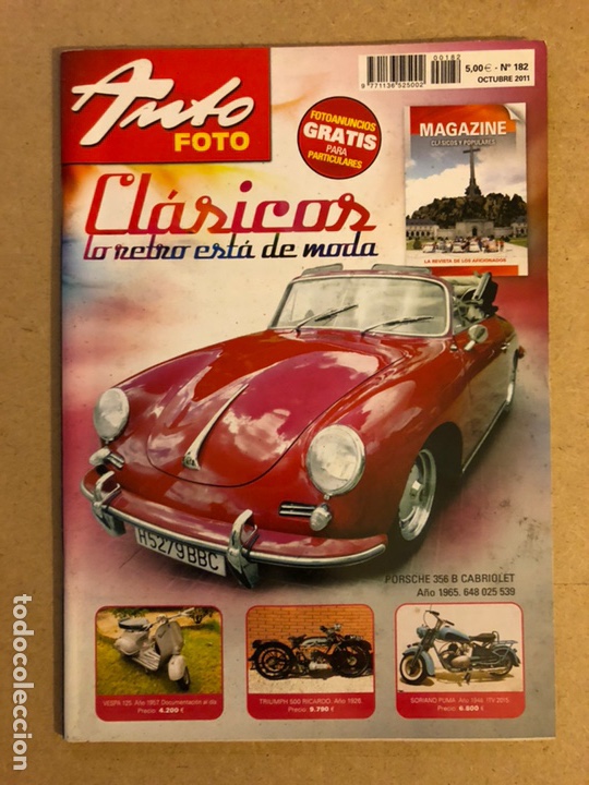Voitures: AUTO FOTO N&deg; 182 (2011). CL&Aacute;SICOS, HIST&Oacute;RICOS, DEPORTIVOS, MOTOS CL&Aacute;SICAS,...