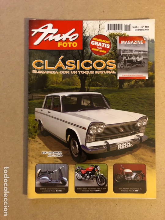Cars: AUTO FOTO N&deg; 198 (2013). CL&Aacute;SICOS, HIST&Oacute;RICOS, DEPORTIVOS, MOTOS CL&Aacute;SICAS,...