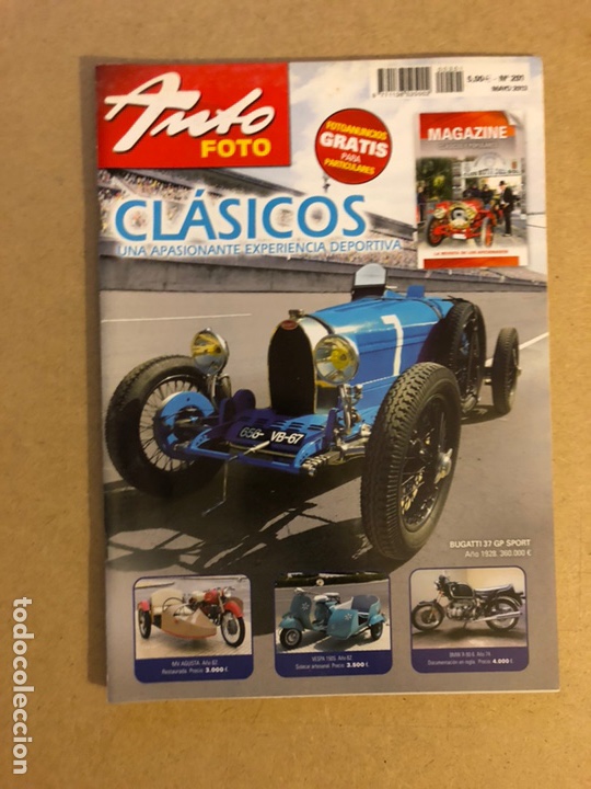 Voitures: AUTO FOTO N&deg; 201 (2013). CL&Aacute;SICOS, HIST&Oacute;RICOS, DEPORTIVOS, MOTOS CL&Aacute;SICAS,...