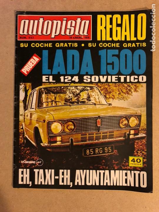 Auto: AUTOPISTA N&deg; 882 (1986). LADA 1500, TRIUMPH TR3, MATRI MT/763-P, RALLYE,..