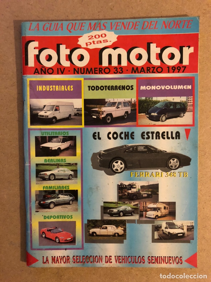 Voitures: FOTO MOTOR N&deg;33 (1997). FERRARI 348 TB,...