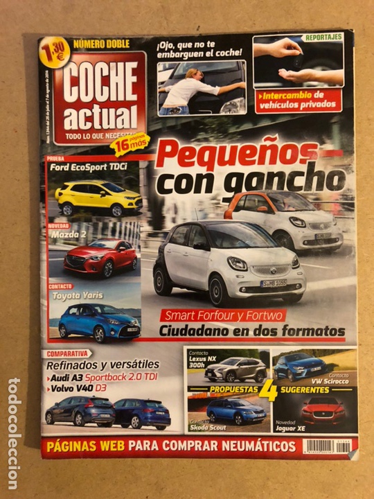 Voitures: COCHE ACTUAL N&deg;1344 (2014). AUDI A3 Vs VOLVO V40, LEXUS NX, VW SIROCCO,...