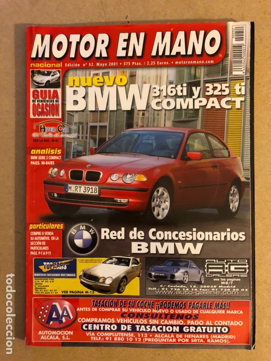 Coches: MOTOR EN MANO N&deg;52 (2001). BMW 316 y 325 ti COMPACT,...