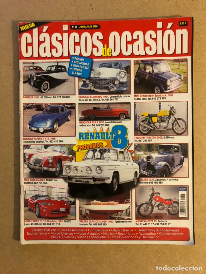 Autos: CL&Aacute;SICOS DE OCASI&Oacute;N N&deg;1 (2006). PRUEBA RENAULT 8
