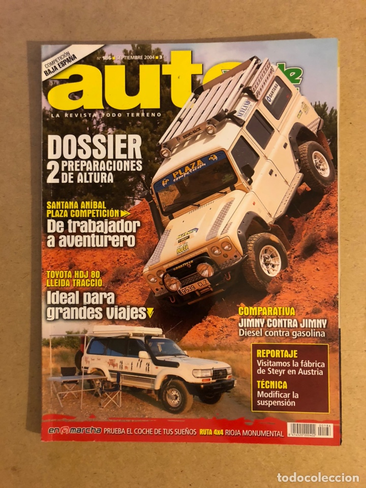 Coches: AUTO VERDE 4x4 N&deg;186 (2004). PREPARACI&Oacute;N TOYOTA LAND CRUISER HDJ, SANTANA AN&Iacute;BAL, COMPARATIVA JIMNY,
