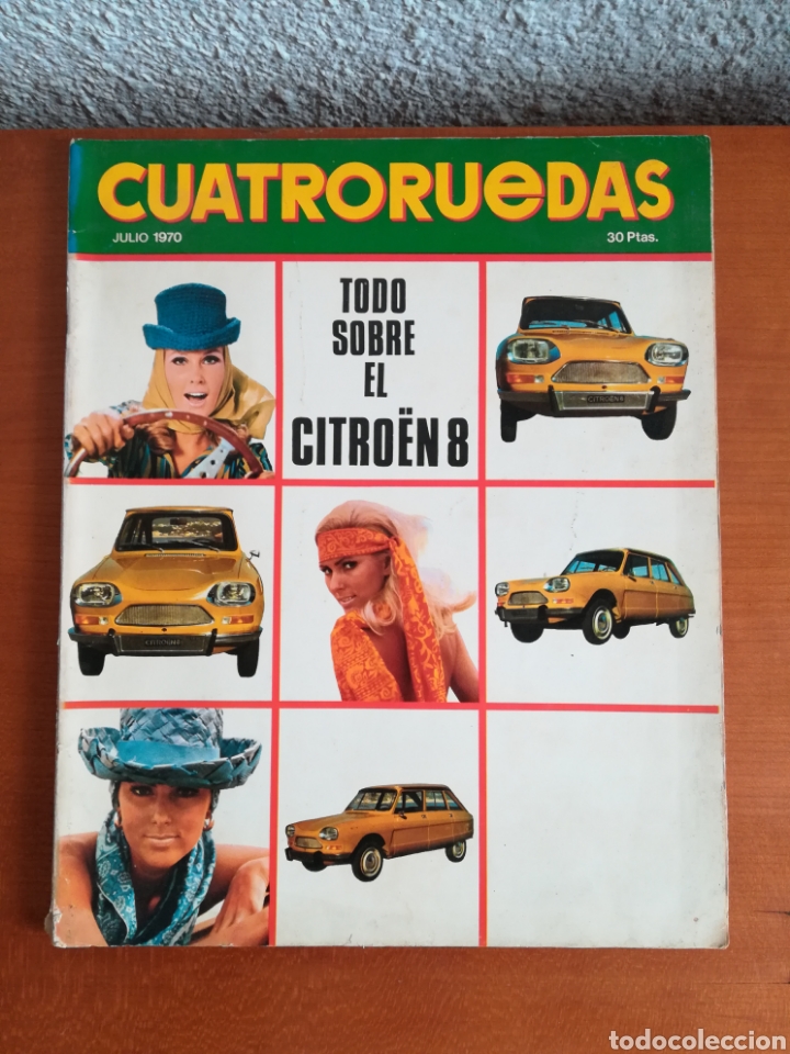 Coches: Revista Cuatro Ruedas Todo sobre el Citro&euml;n 8 - a&ntilde;o 1970 Motor