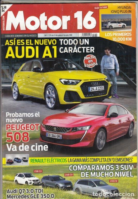 Coches: REVISTA MOTOR 16 N&ordm; 1729 A&Ntilde;O 2018. COMP:AUDI Q7 3.0 TDI, MERCEDES GLE 350D Y RANGE ROVER VELAR D240.