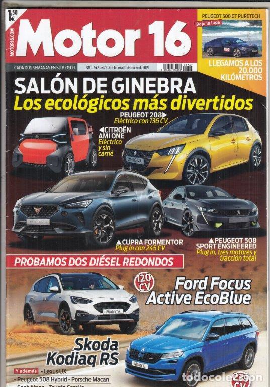 Coches: REVISTA MOTOR 16 N&ordm; 1747 A&Ntilde;O 2019. PRUEBA: FORD FOCUS ACTIVE ECOBLUE. SKODA KODIAQ RS.