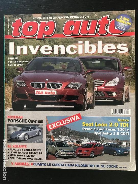Coches: TOP AUTO N&ordm; 189 - BMW M6 MERCEDES CLS 55 AMG ALFA 159 JAGUAR XKR CABRIO RENAULT TWINGO VOLVO XC90