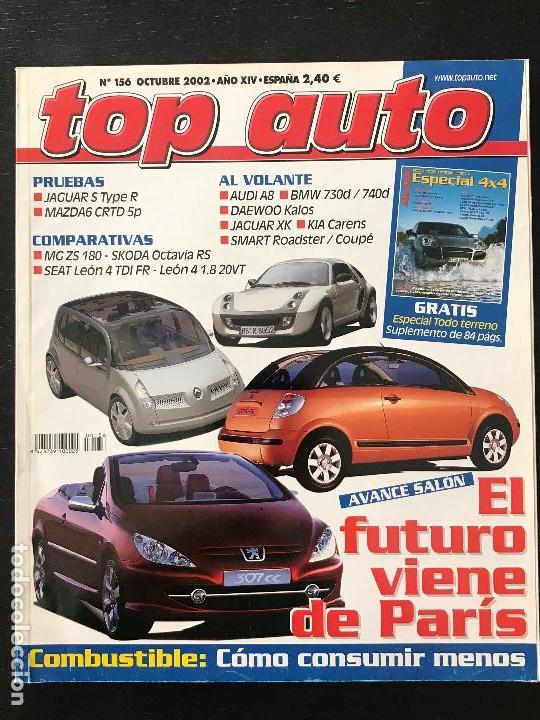 Coches: TOP AUTO N&ordm; 156 - JAGUAR S TYPE R MG ZS 180 SKODA OCTAVIA RS SEAT LEON FR VT SMART ROADSTER COUPE
