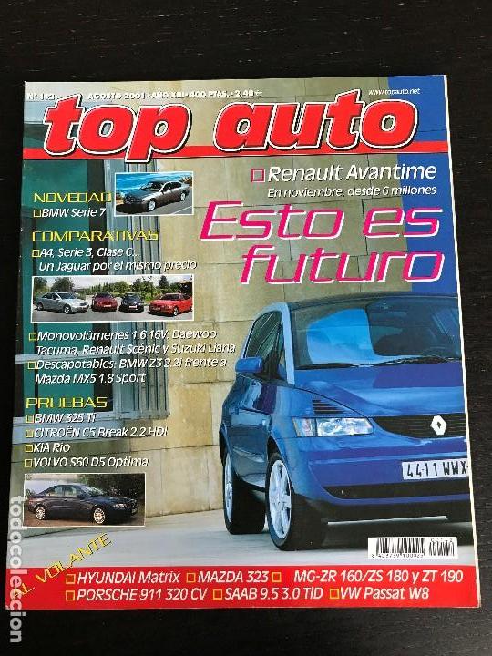 Coches: TOP AUTO N&ordm; 142 - BMW 325 TI CITROEN C5 BREAK KIA RIO VOLVO S60 D5 MERCEDES C200 YAMAHA BULLDOG 1100